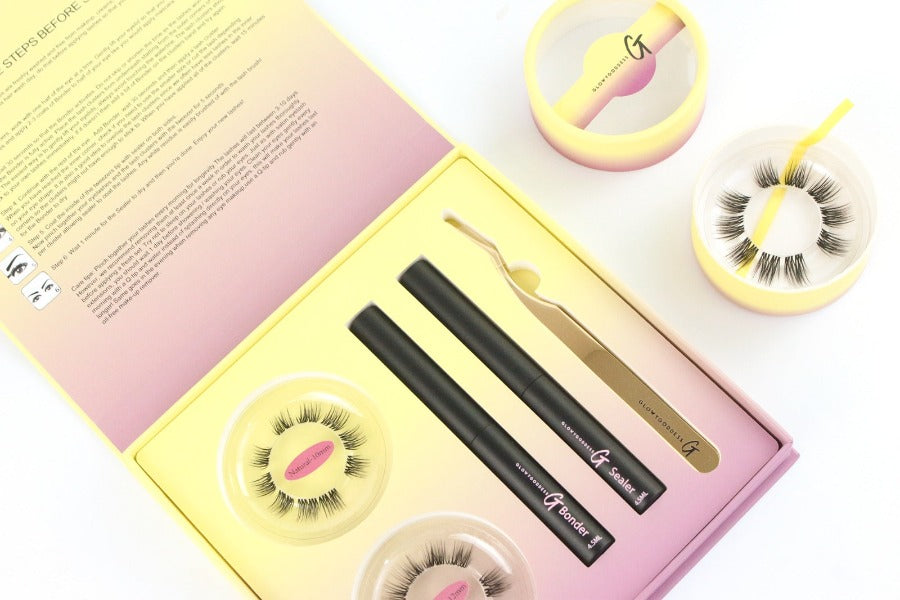 Glowy Goddess Easy Lash Kit och Fransschampo